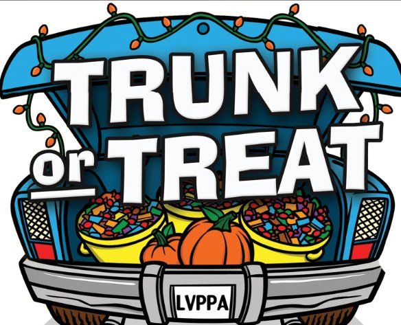 treats inside a trunk of a car